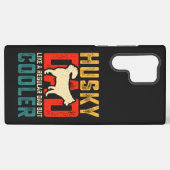 Husky Vater, Regular Vater Zum Coolness Funny hina Samsung Galaxy Hülle (Rückseite (Horizontal))