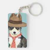 Husky Vater Schlüsselanhänger (Rückseite)