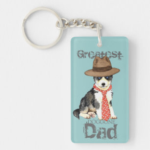 Husky Vater Schlüsselanhänger