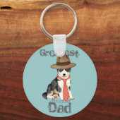 Husky Vater Schlüsselanhänger (Vorderseite)