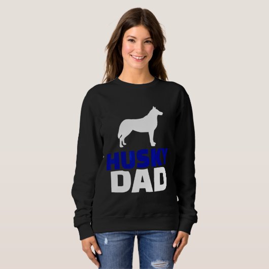 Husky Vater Sweatshirt (Vorne ganz)