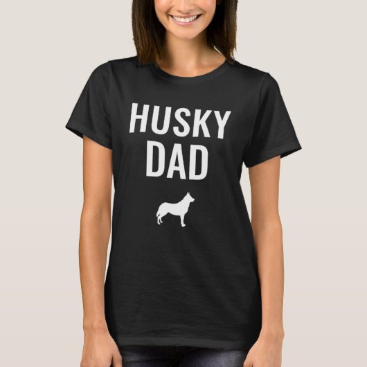 Husky Vater T-Shirt (Vorderseite)