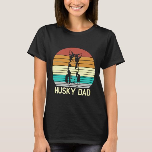 Husky Vater T-Shirt (Vorderseite)