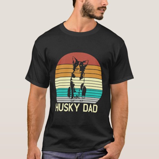 Husky Vater T-Shirt (Vorderseite)
