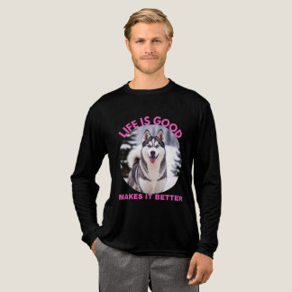 Husky verbessert das Leben Tri-Blend Shirt