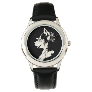 Husky Watch Siberian Husky Malamute Wrist Watch Armbanduhr