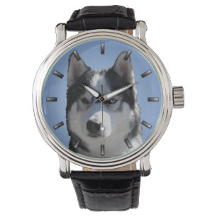 Husky Watch Siberian Husky Malamute Wrist Watch Armbanduhr