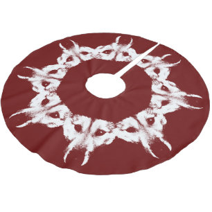 Husky-Weihnachtsbaum-Untersetzer Wolf Welpen Baum  Polyester Weihnachtsbaumdecke