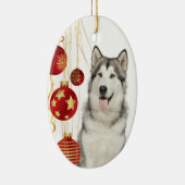 Husky Weihnachtsschmuck (Rechts)