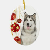 Husky Weihnachtsschmuck (Hinten)
