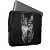 Husky, wenn Sie nicht glauben, dass sie Soule Hund Laptopschutzhülle (Vorne Rechts)