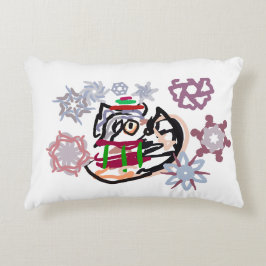 Husky winter  dekokissen