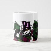 Husky Winter Jumbo-Tasse (Vorderseite)