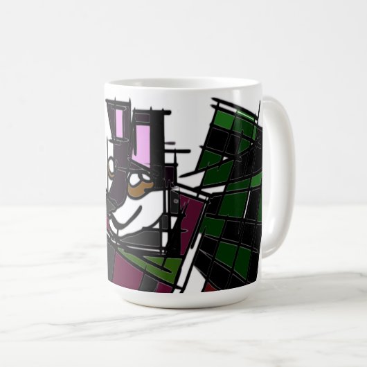 Husky Winter Kaffeetasse (VorderseiteRechts)