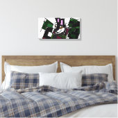 Husky Winter Leinwanddruck (Insitu (Schlafzimmer))