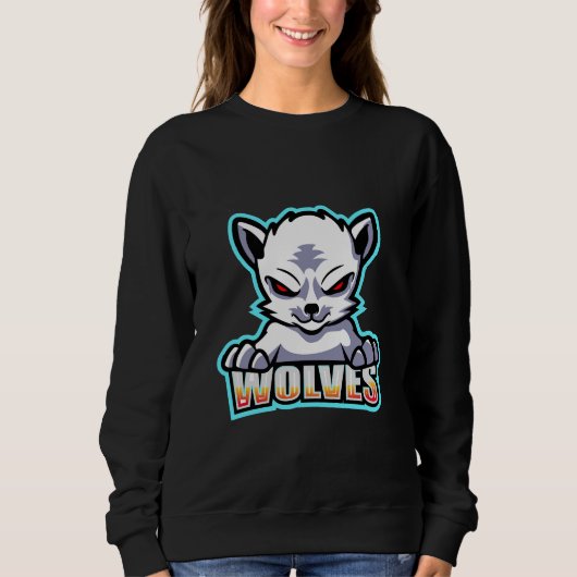 Husky Wolves Style Sweatshirt (Vorderseite)