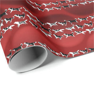 Husky Wrapping Paper Christmas Husky Geschenkpapie Geschenkpapier