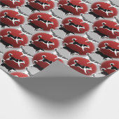 Husky Wrapping Paper Christmas Husky Geschenkpapie Geschenkpapier (Ecke)