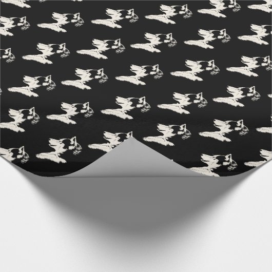 Husky Wrapping Paper Husky Puppy Doppy Paper Geschenkpapier (Ecke)