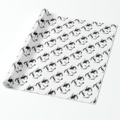 Husky Wrapping Paper Husky Schlittenhunde Papier Geschenkpapier (Ungerollt)