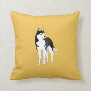Husky-Wurfskissen oder -kissen Kissen