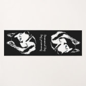 Husky Yoga Mats Malamute / Husky Sled Dog Mat Yogamatte (Vorderseite (Horizontal))