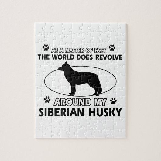 Huskyentwürfe Puzzle (Vertikal)