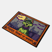 Huskystein Happy Howl-o-ween Fußmatte (Schrägansicht)
