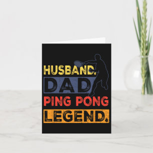 Husnd Vater Ping Pong Legend Tischtennis Fathers D Karte