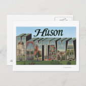 Huson, MontanaGroße BuchstabenszenenHuson, MT Postkarte (Vorne/Hinten)