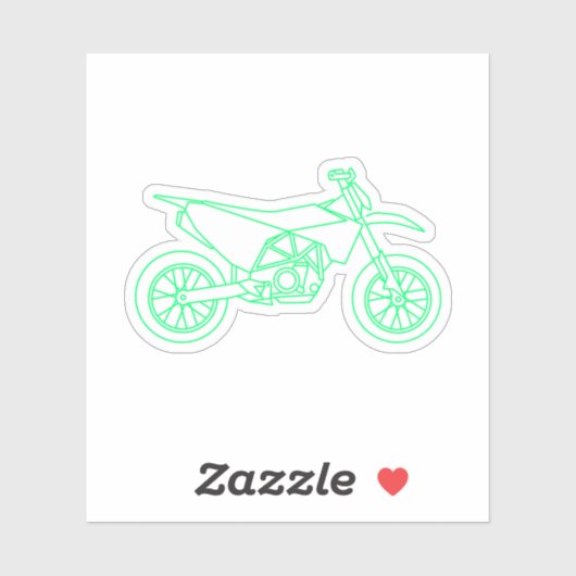 Husqvarna 701 Neon style Aufkleber (Blatt)