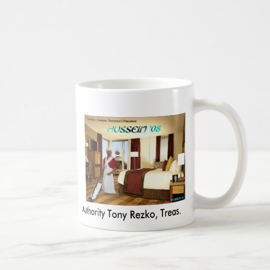 HUSSEIN "08 - besonders angefertigt - besonders Kaffeetasse (Rechts)