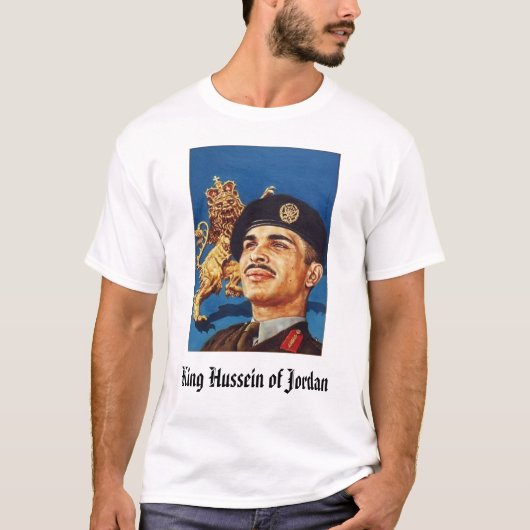Hussein, König Hussein von Jordanien T-Shirt (Vorderseite)
