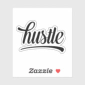 Hustel Aufkleber (Blatt)