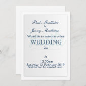 Hustel Einladung (Vorne/Hinten)