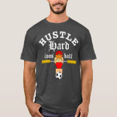 Hustel Hard Foosball T - Shirt (Vorderseite)