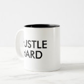 Hustel Hard | Funny Spaß Joke Slogan Tasse (Vorderseite Links)