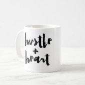 Hustel + Herz Kaffeetasse (Vorderseite Links)