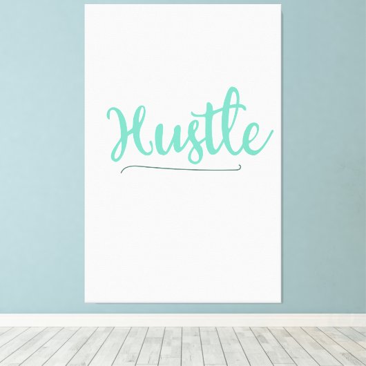 Hustel Leinwanddruck (Insitu (Holzboden))