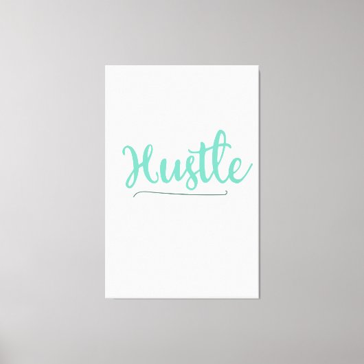 Hustel Leinwanddruck (Vorderseite)