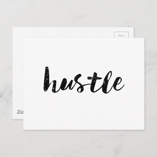 Hustel Postkarte (Vorne/Hinten)