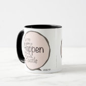 Hustelblase, Anais Nin Quote Tasse (Vorderseite Links)