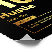 Husteldefinition | Motivierend Poster (Ecke)