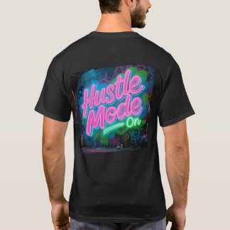 Hustelmodus auf Neon Graffiti-T - Shirt | Urban Mo