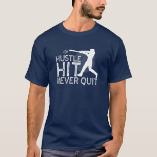 Hustelschlag Nie beenden Baseball Lover T-Shirt