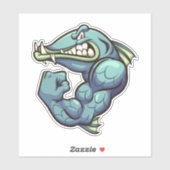 Husten Typ - Barracuda Aufkleber (Blatt)