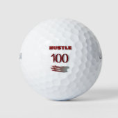 Hustle 100 golfball (Vorderseite)