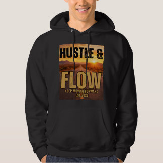 Hustle and Flow Minimal Streetwear Kapuzenpullover Hoodie