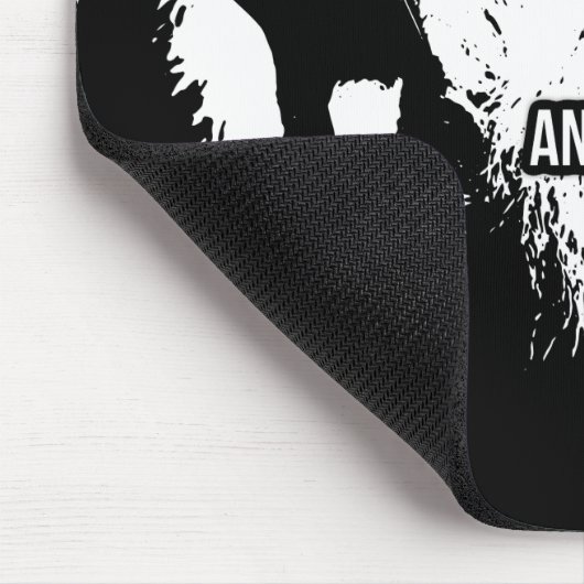 Hustle and Success - Work Hard - Lion Motivierend Mousepad (Ecke)