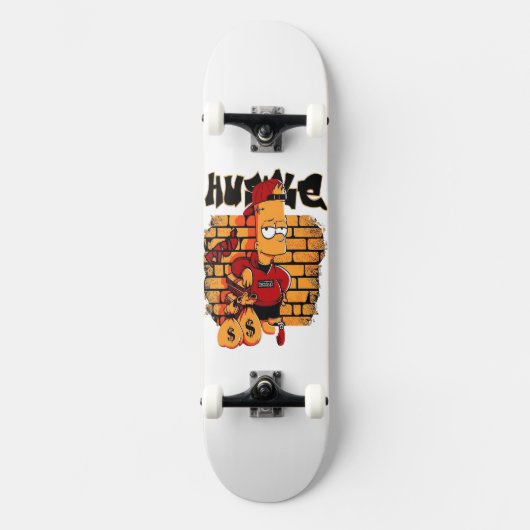 Hustle Bart Skateboard (Vorderseite)